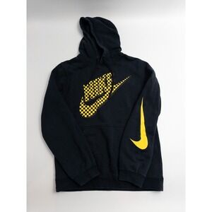 Nike Black and Yellow Hoodie